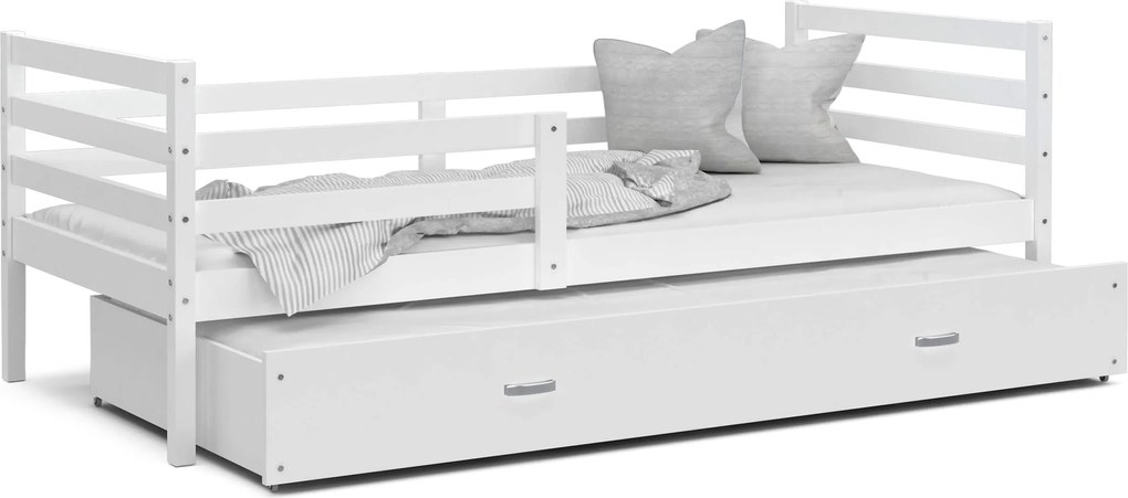 GL Detská posteľ Racek P2 s prístelkou 190x80 - viac farieb Farba: Biela
