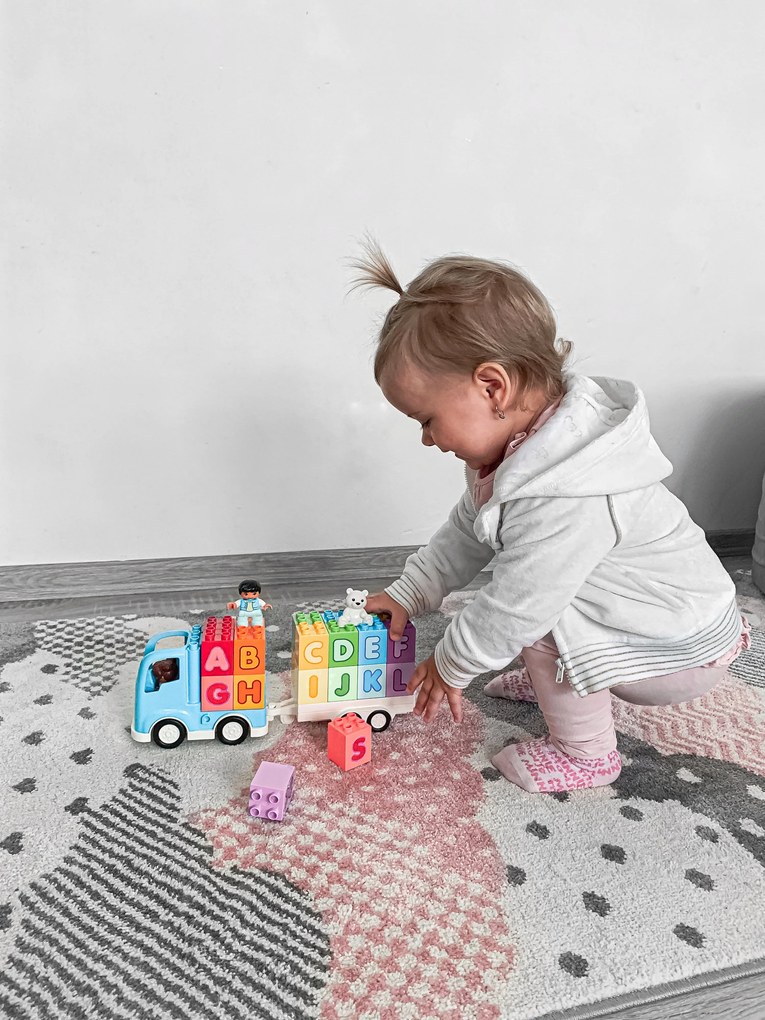 DOPREDAJ: 80x150 cm Dětský kusový koberec Bambi 820 pink, 80x150, ružová, detská izba, Ayyildiz