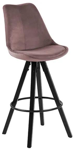 Dima barová stolička ružová / čierna