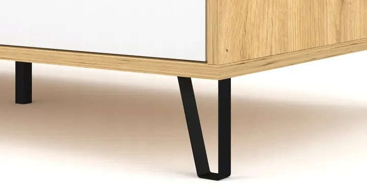 Botník Bilbao 63,4 cm dub artisan/biely