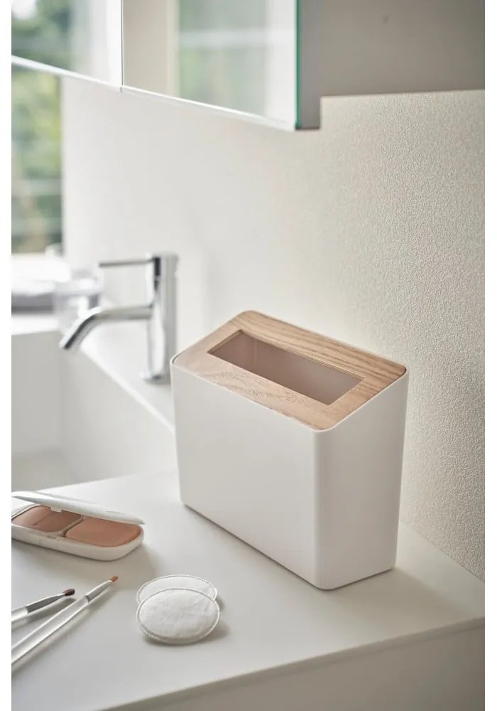 Biely kancelársky plastový odpadkový kôš 2,3 l Rin – YAMAZAKI