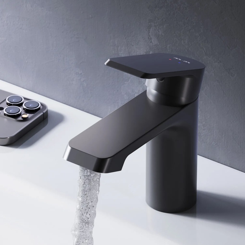 Umývadlová batéria AM.PM Flash FNA02122 jednopáková, čierna