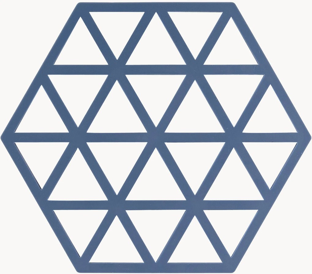 Silikónové podložky pod poháre Triangles, 6 ks