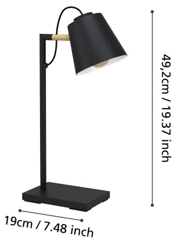 Eglo 900626 - LED Stmievateľná lampa s bezdrôtovým nabíjaním LACEY LED/5,5W/230V