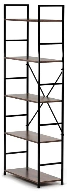 BONTEC Regál, mdf, hnedá, GD-225 OAK Farba: Prírodné