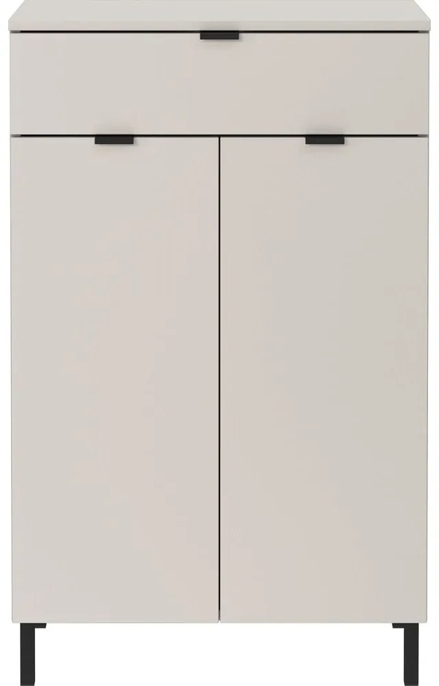 Krémová vysoká kúpeľňová skrinka 60x97 cm Arcena – Germania