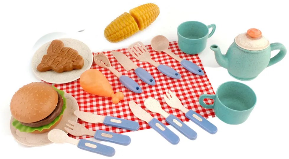 LEAN TOYS Grilovacia súprava s doplnkami