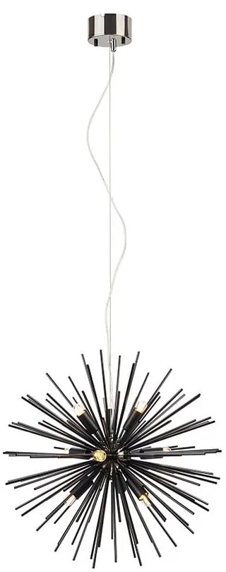 Čierne závesné svietidlo Markslöjd Soleil