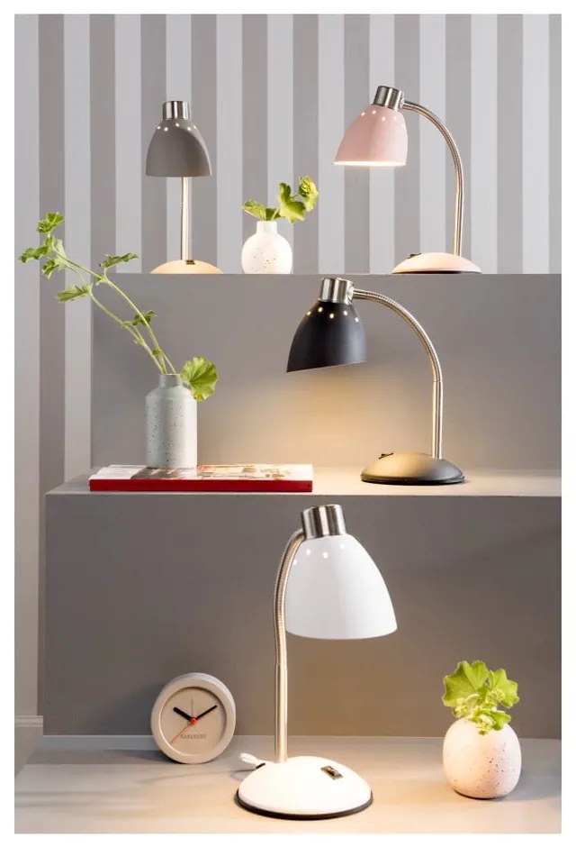 Ružová stolová lampa Leitmotiv Dorm