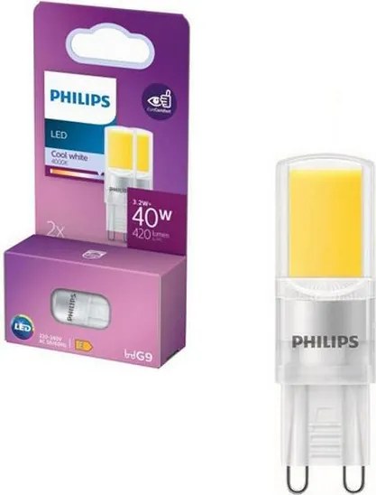 SADA 2x LED žiaroviek Philips G9/3,2W/230V 4000K