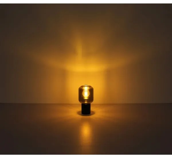 Globo 21004S - Stolná lampa NINJO 1xE27/40W/230V čierna