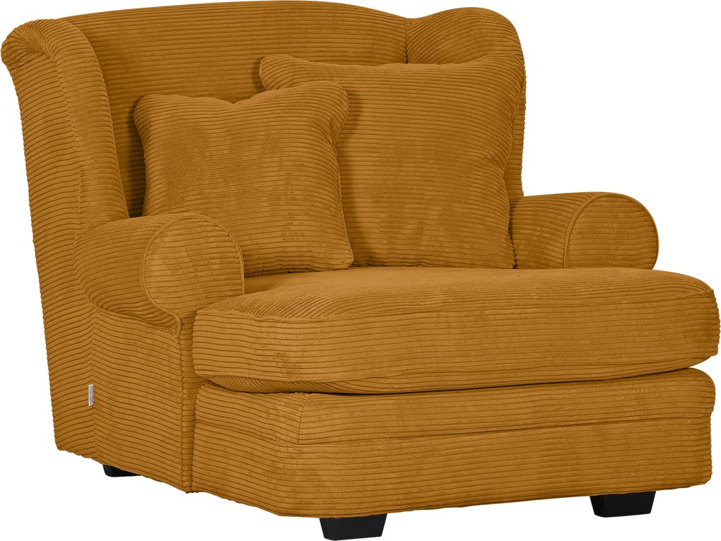 XXXLutz XXL KRESLO, textil, tmavožltá Ambia Home - Kreslá - 001877089610
