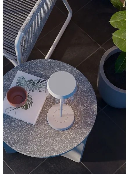 Redo 90306 - LED Stmievateľná stolná lampa ILUNA LED/2,5W/5V 3000 mAh IP65 biela