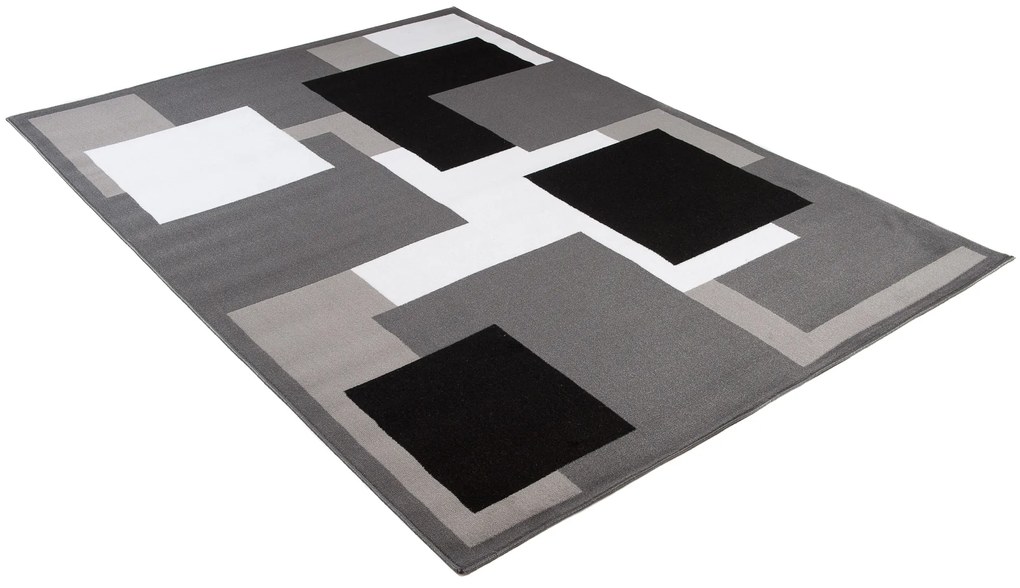 Koberec T968A DARK GRAY CHEAP PP CRM Veľkosť: 130x190cm