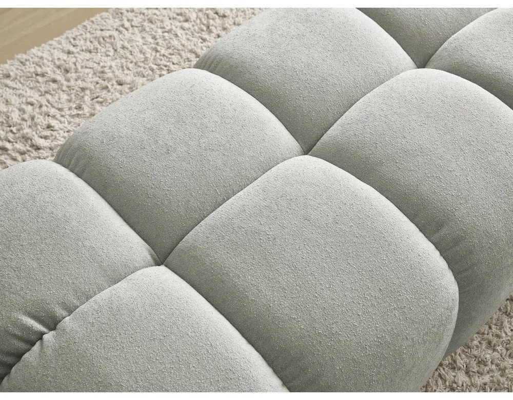 Svetlosivá ženilková podnožka Everest – Bobochic Paris