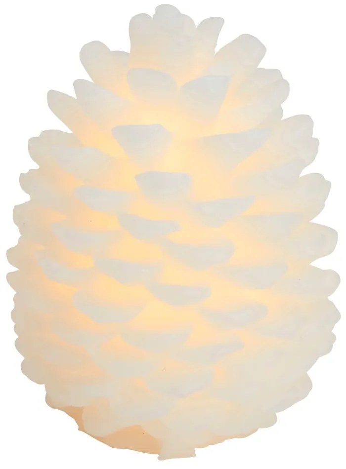 Biela vianočná svetelná dekorácia ø 14 cm Clara – Sirius