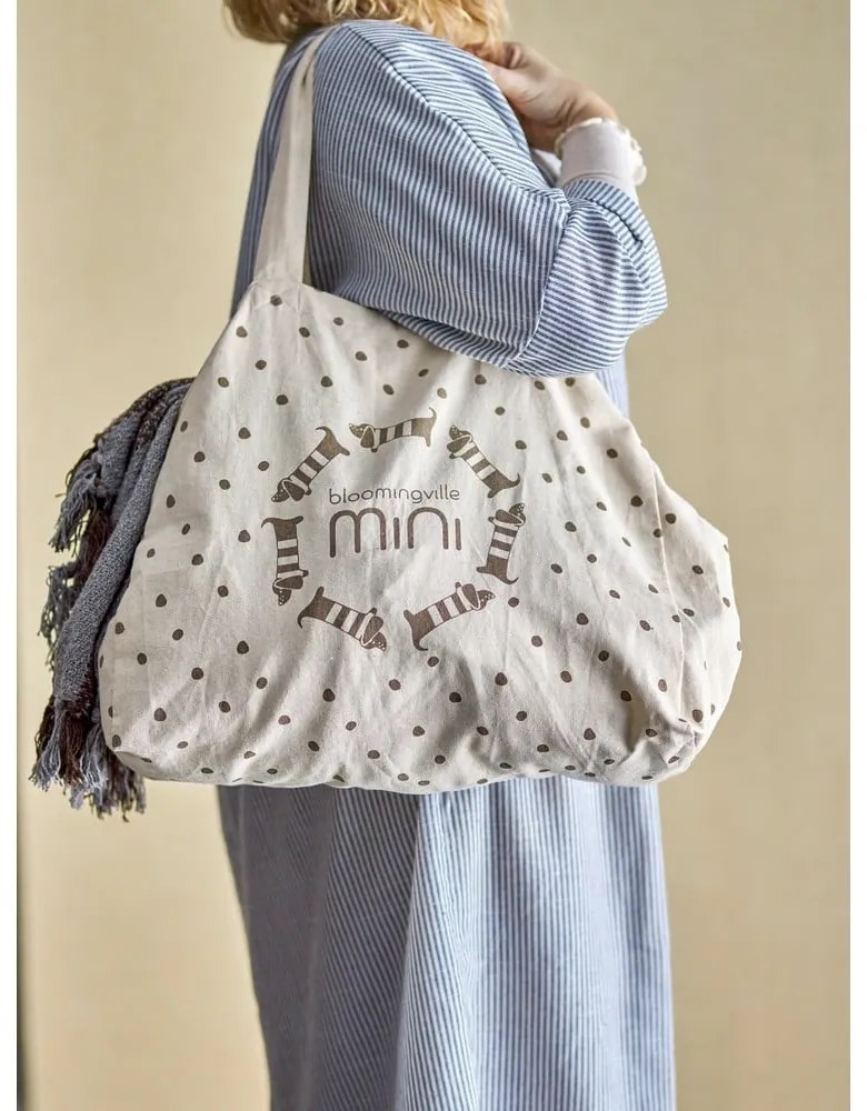 Bavlnená nákupná taška Charlie – Bloomingville Mini