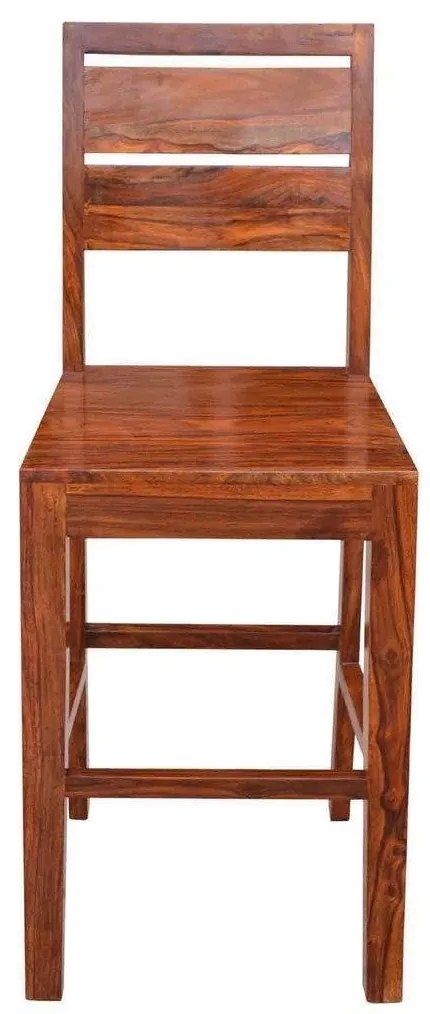 furniture-nabytek.cz - Barové židle s opěrkou z dřeva palisandr