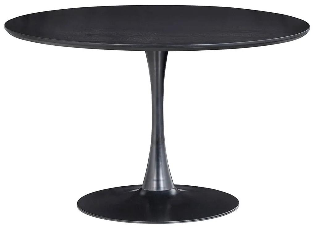 Okrúhly jedálenský stôl tentrum ø 120 cm čierny MUZZA