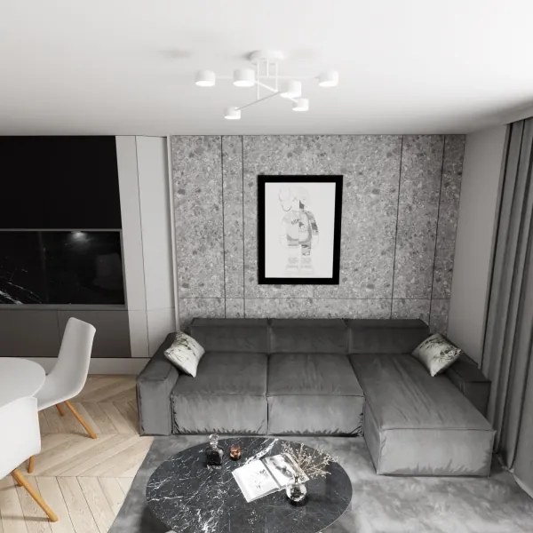 Prisadený luster HALO 6xGX53/10W/230V biela