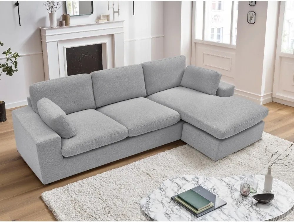 Svetlosivá rohová pohovka Belair – Bobochic Paris