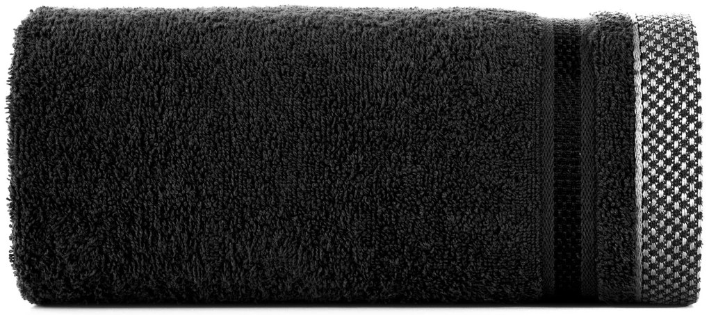 FROTÉ UTERÁK ABBIE SADA 3KS 70X140 CM ČIERNA