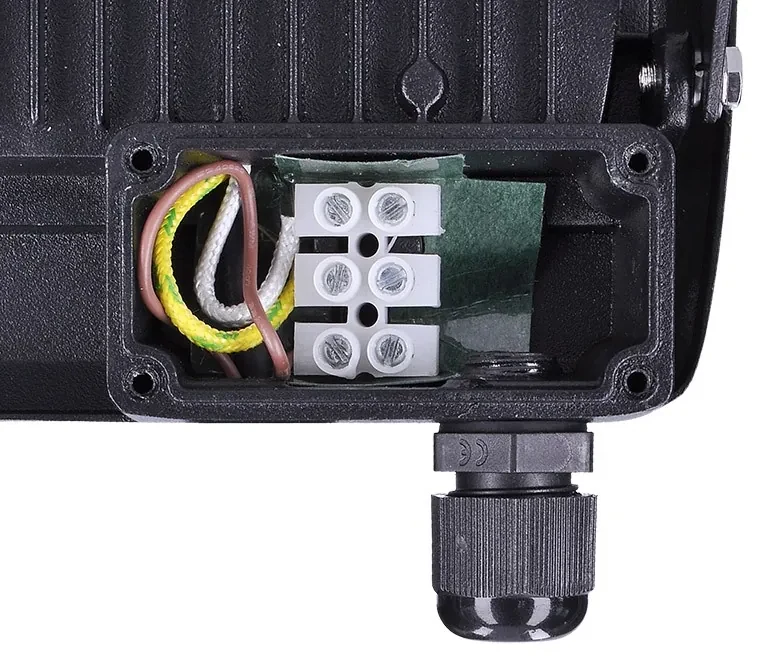 SOLIGHT LED reflektor Easy, 20W, 1600lm, 4000K, IP65, čierny