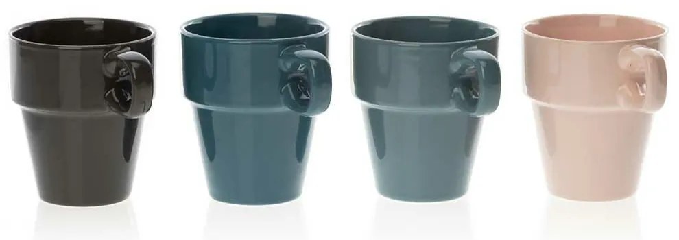 Keramický hrnček Easy 180 ml sada 4ks