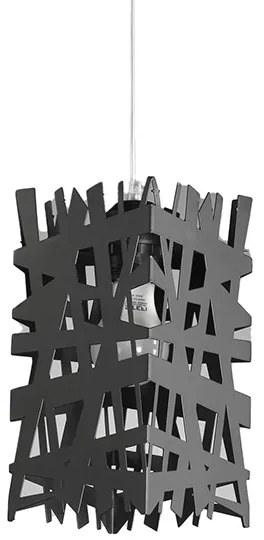 ONLI - Luster na lanku FORESTA 1xE27/15W/230V čierna