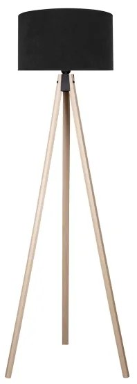 Brilagi - Stojacia lampa VELVET 1xE27/60W/230V béžová/čierna