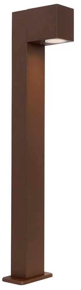 Priemyselná stojaca vonkajšia lampa hrdzavohnedá 65 cm IP44 - Baleno