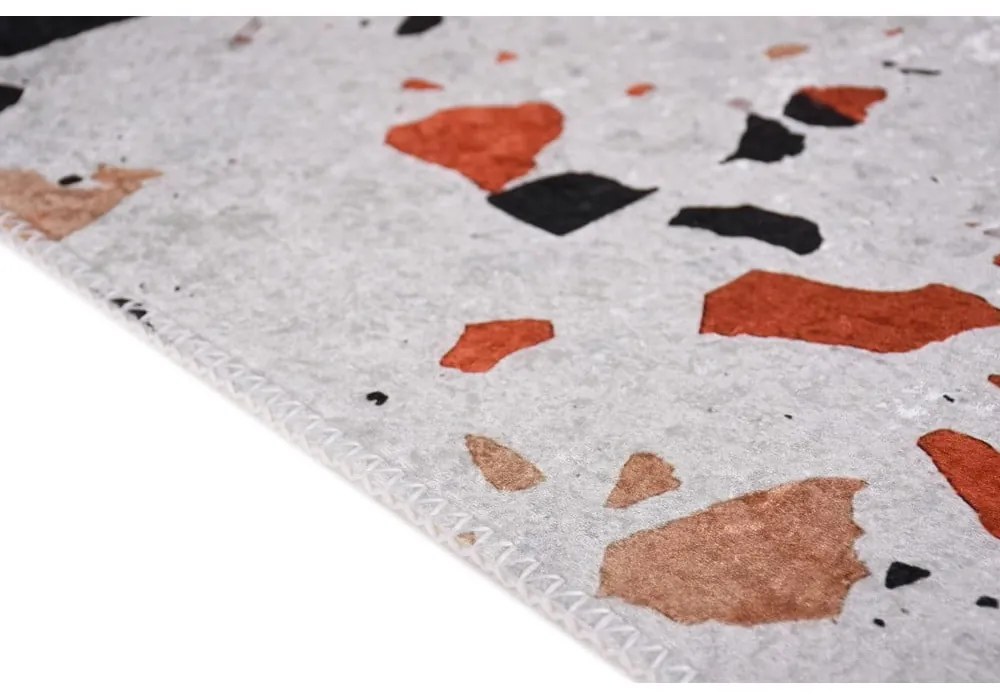 Oranžový/slonovinový prateľný koberec 160x230 cm Italian Stone – Vitaus