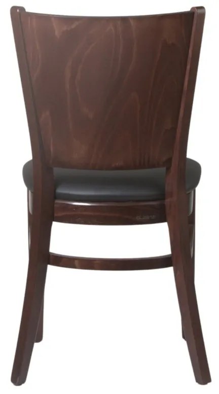 XTON 917 UP AMERICAN WALNUT DREVENÁ STOLIČKA S PODSEDÁKOM black