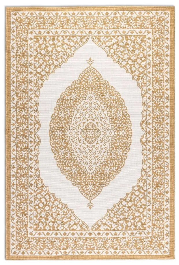 Okrovožlto-krémový vonkajší koberec 80x150 cm Gemini – Elle Decoration