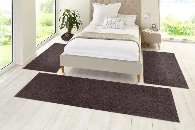 Spálňová sada kobercov Hanse Home PURE Velours antracitová