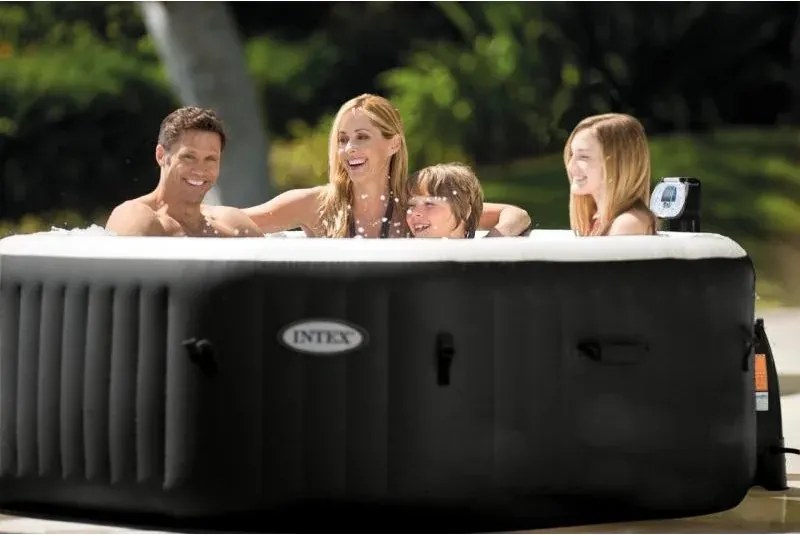Intex | Vírivý bazén Pure Spa - Jet & Bubble Deluxe HWS 4 + výhodný set príslušenstva | 19900142