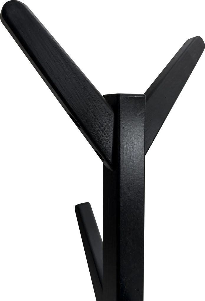 Noela Stojací drevený vešiak PORTU čierny