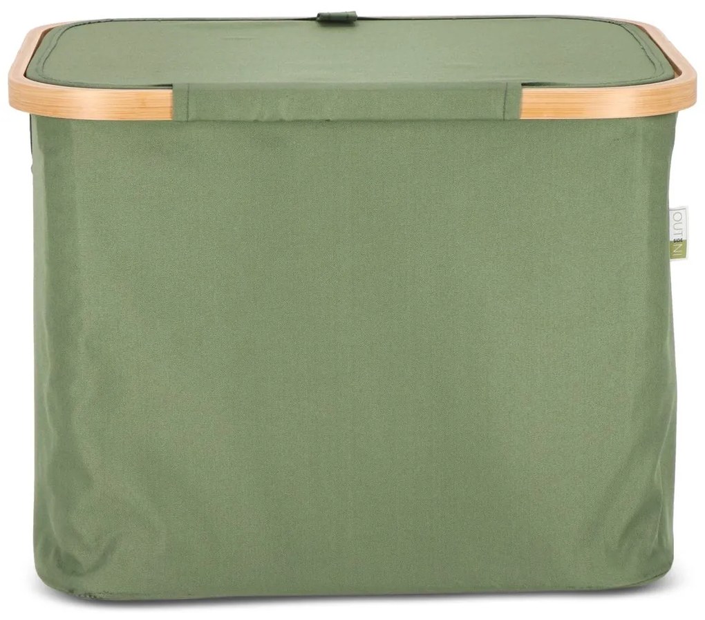 Kôš na bielizeň NOLVIO 40 L, zelený