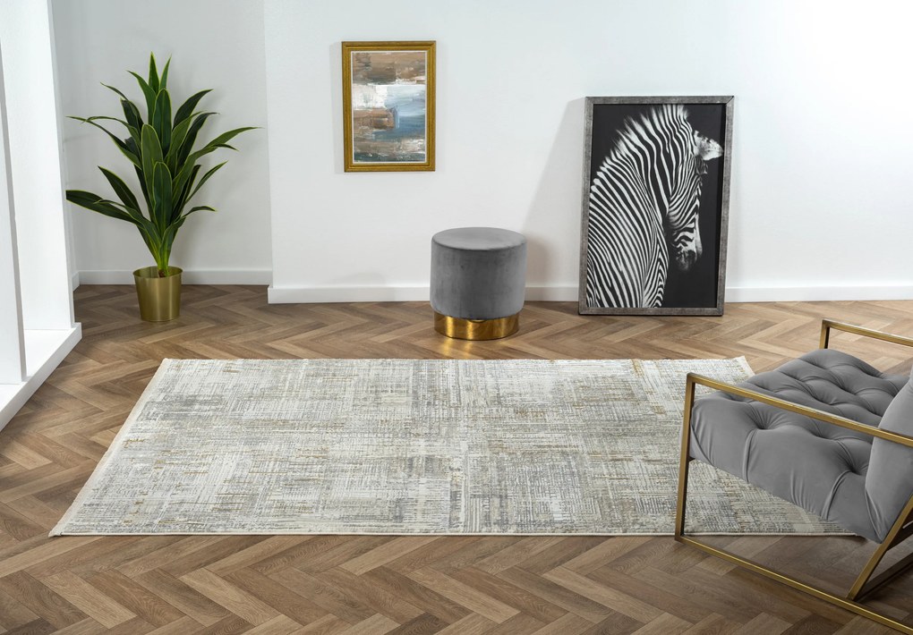 Kusový koberec My Taste creme, 160x230, šedá, chodba / predsieň, My Flair