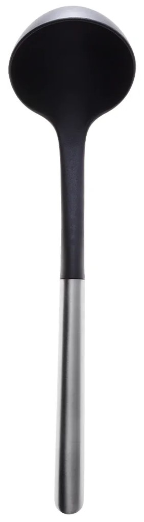 Polievková lyžica Nylon s rúčkou z nehrdzavejúcej ocele 32.5 cm - 596574