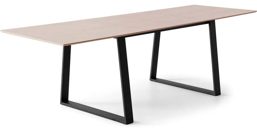 Rozkladací jedálenský stôl s doskou v dubovom dekore v prírodnej farbe 90x165 cm Meza – Hammel Furniture