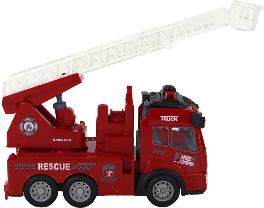 LEAN Toys Diaľkovo ovládaný model hasičského rebríka