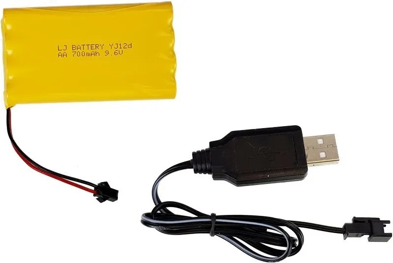 LEAN Toys Veľký diaľkovo ovládaný tank R/C 2,4 Ghz Svetlá Zvuky Streľba Žltá