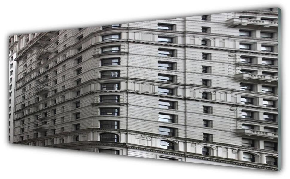 Obraz na akrylátovom skle Budovy domy 125x50 cm