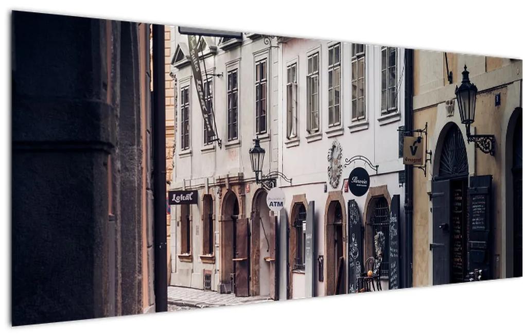 Obraz - Pražská ulička (120x50 cm)