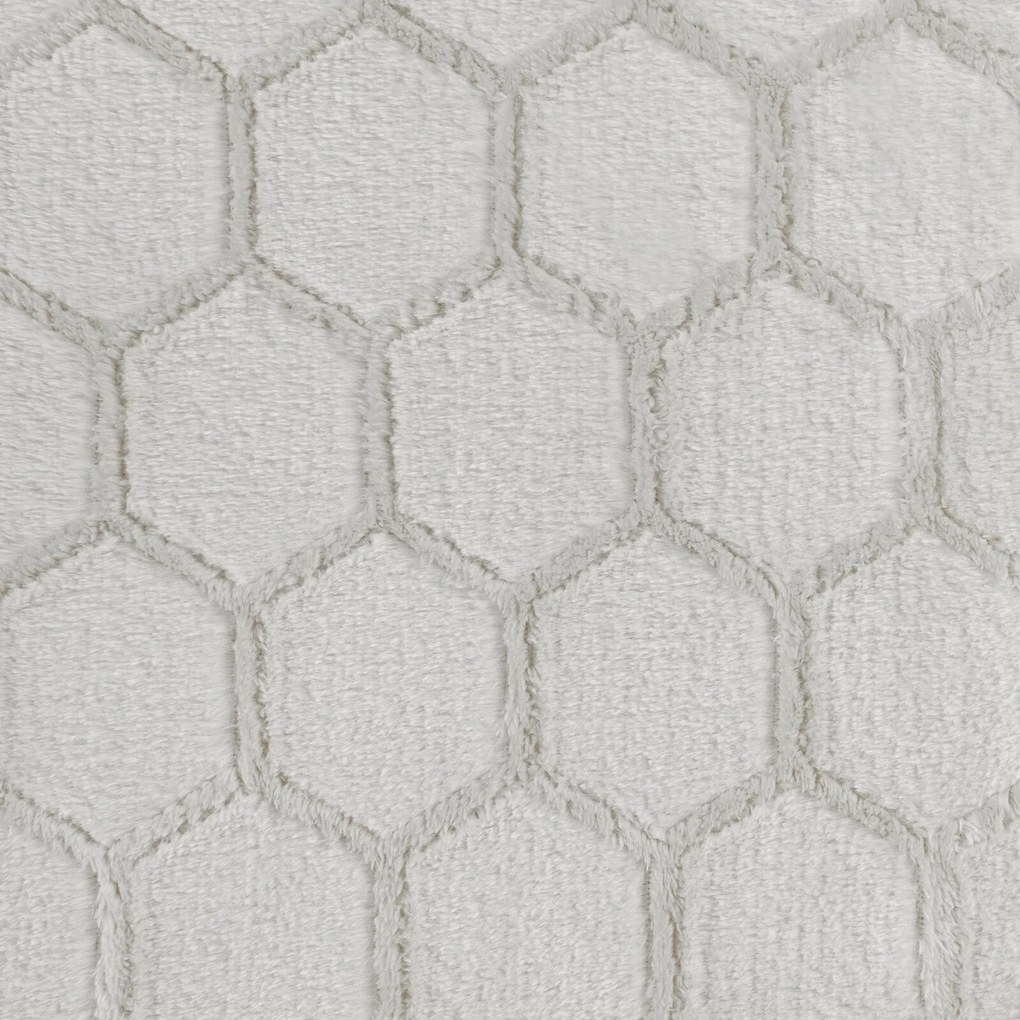 EUROFIRANY FLANELOVÁ DEKA ZOE2 150X200 CM STRIEBORNÁ