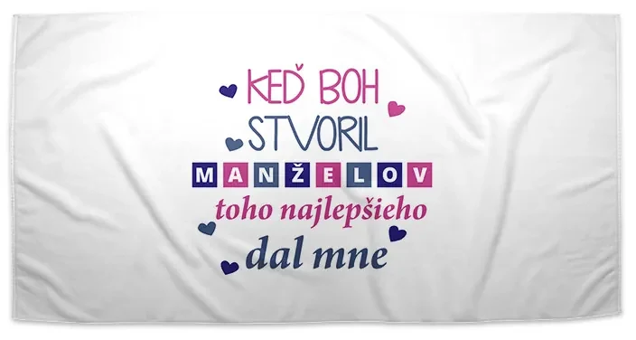 Sablio Uterák Keď Boh stvoril manželov - 30x50 cm