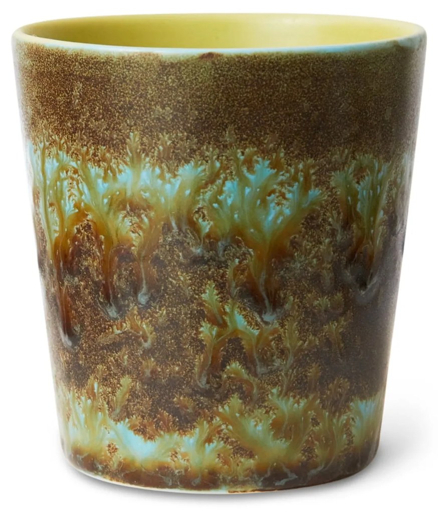 HK living Kameninový hrnček Coffee mug 70's Tidal 200 ml