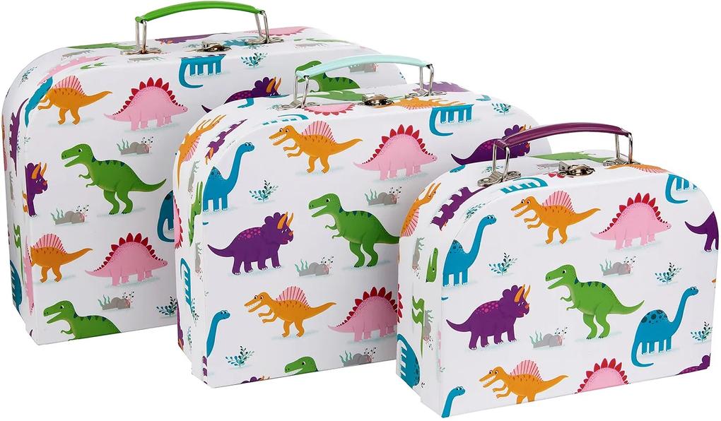 Kartónový kufrík s dinosaurami - najväčší