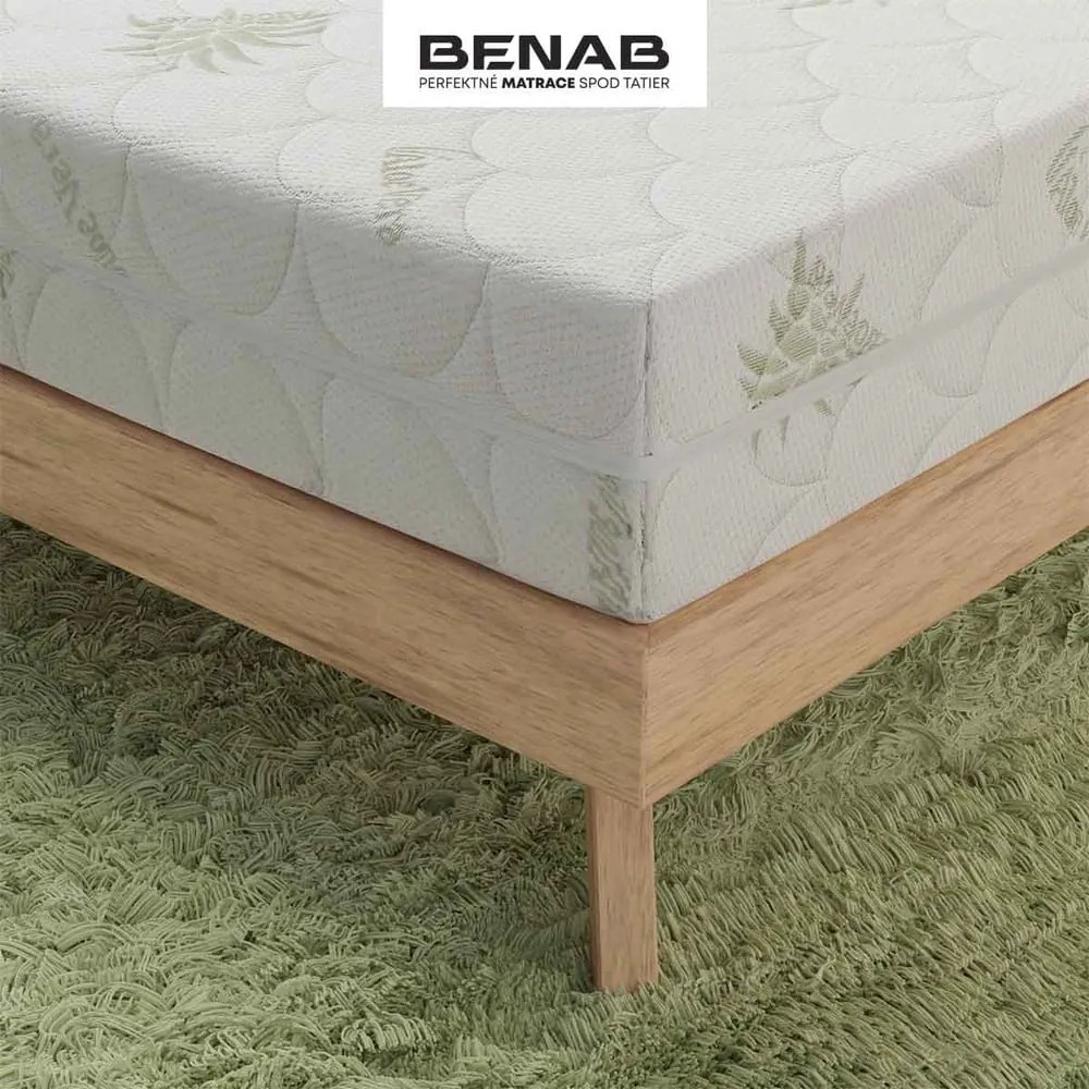 Tvrdý/stredne tvrdý penový obojstranný matrac 90x200 cm BonHarmony HR BIO - BENAB